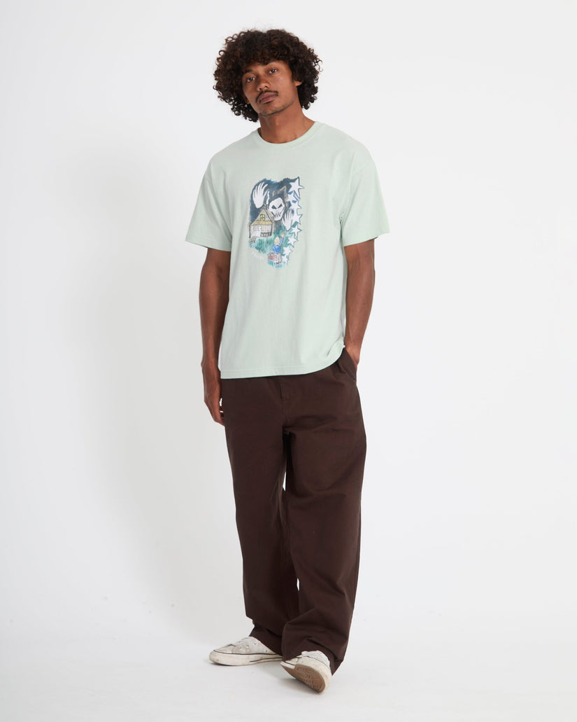 Camiseta Issam Auptel - Pale Aqua