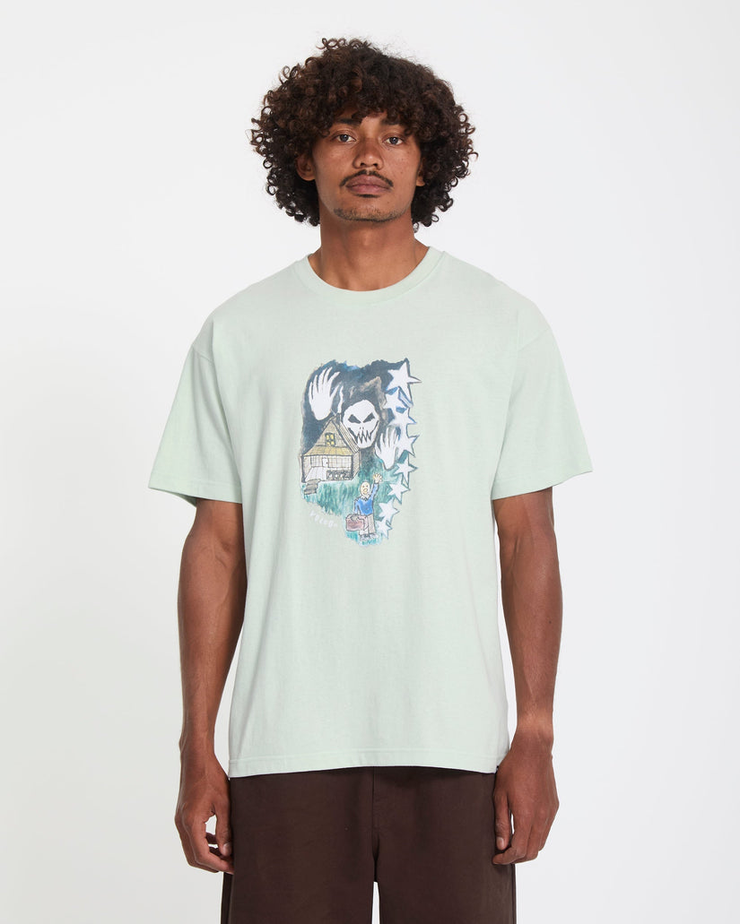 Camiseta Issam Auptel - Pale Aqua