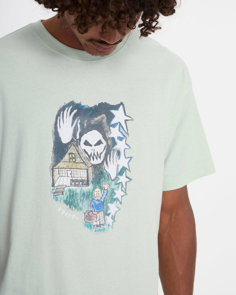 Camiseta Issam Auptel - Pale Aqua