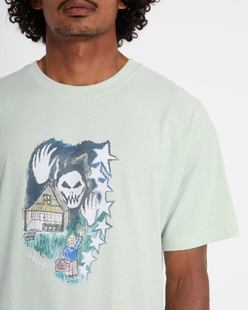 Camiseta Issam Auptel - Pale Aqua