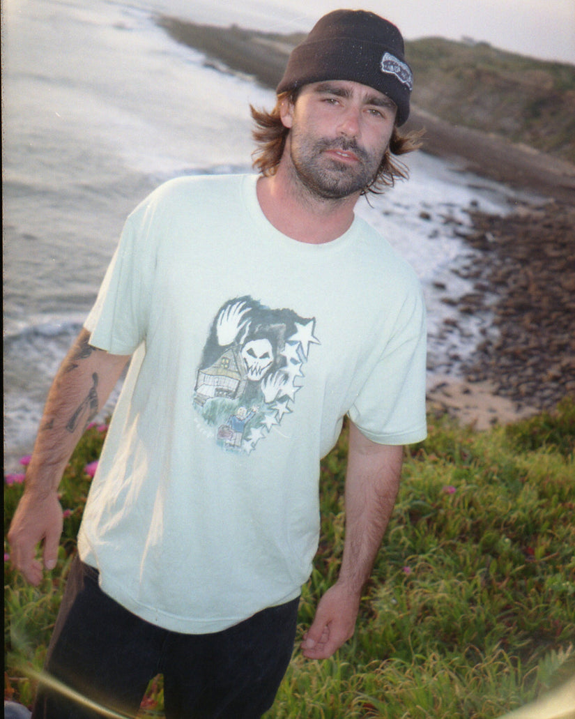 Camiseta Issam Auptel - Pale Aqua