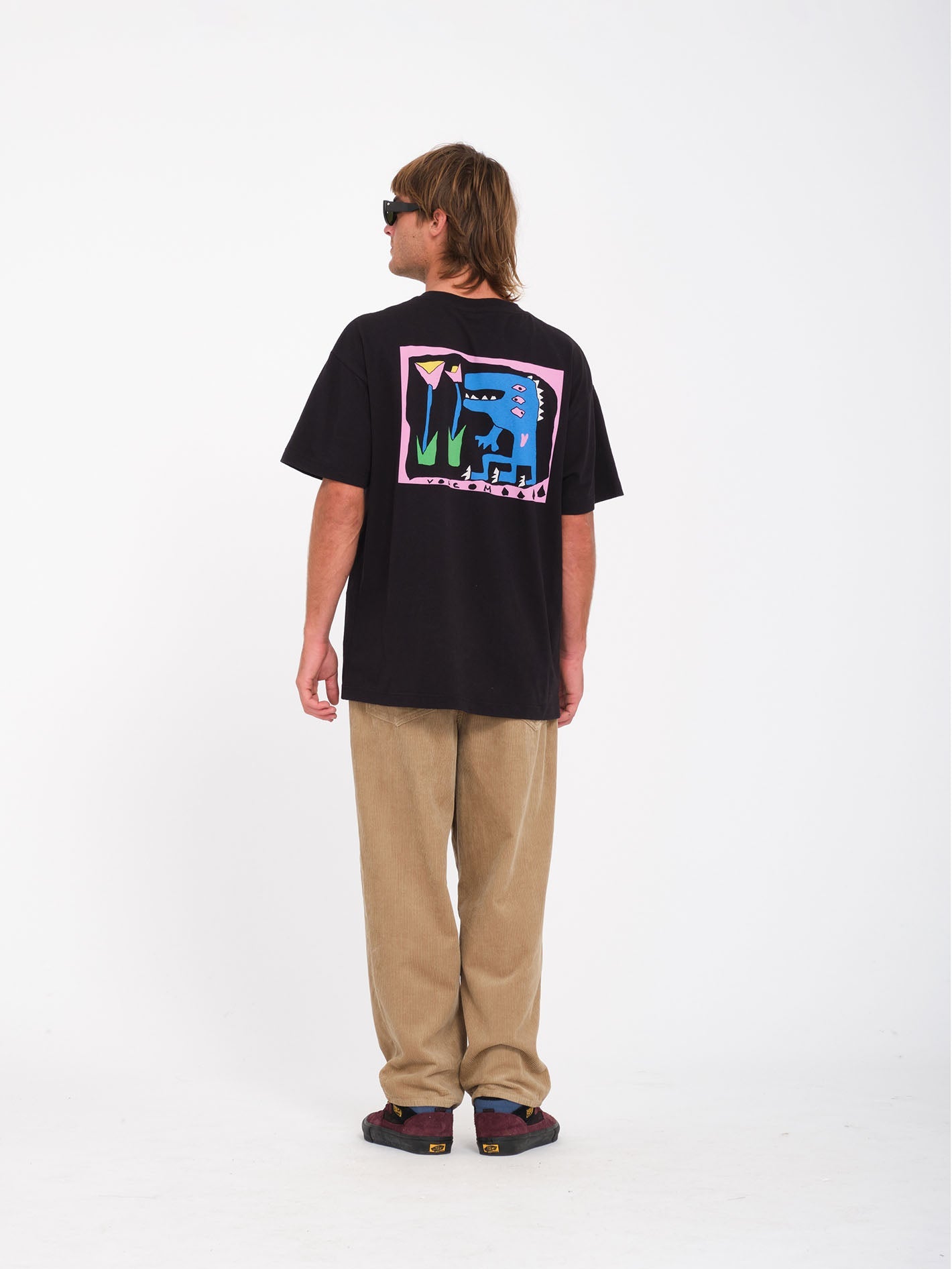 Camiseta Arthur Dino - Black - Hombre - Volcom España