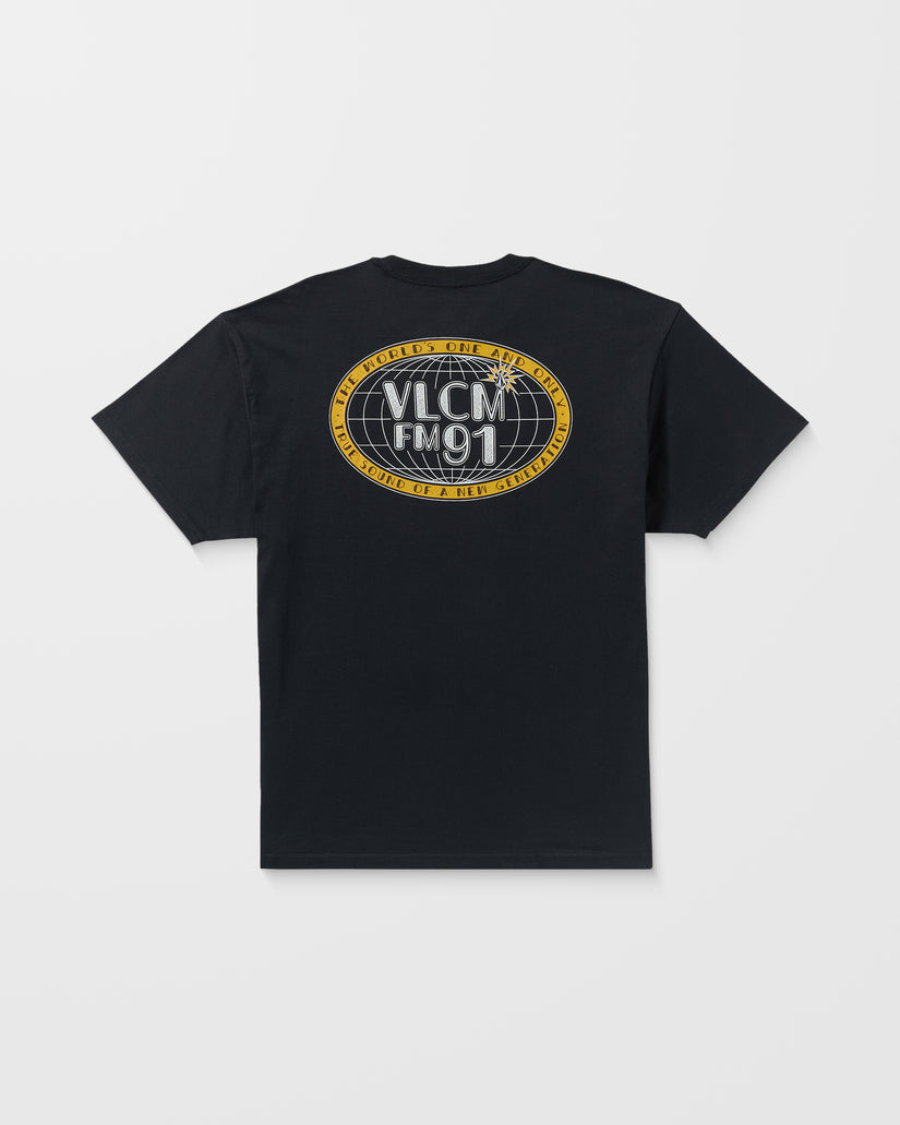 Camiseta Tune In - Antique Black