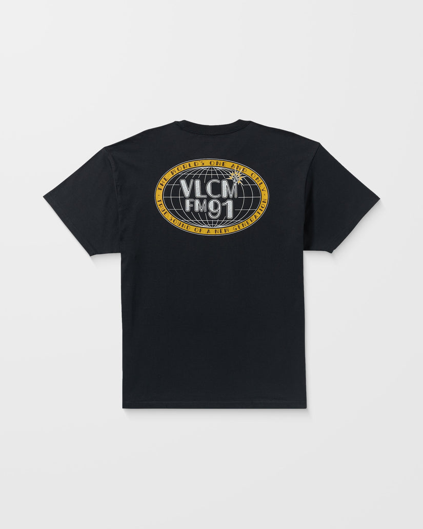 Camiseta Tune In - Antique Black