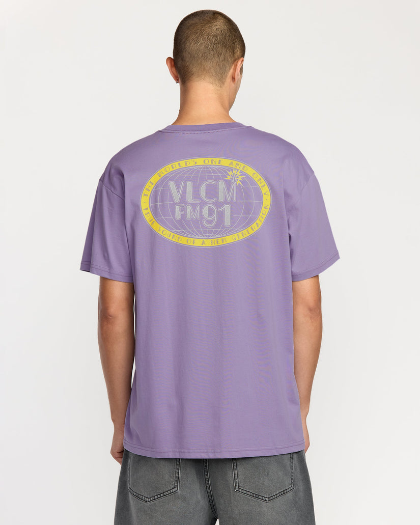 Camiseta Tune In - Purple Ash