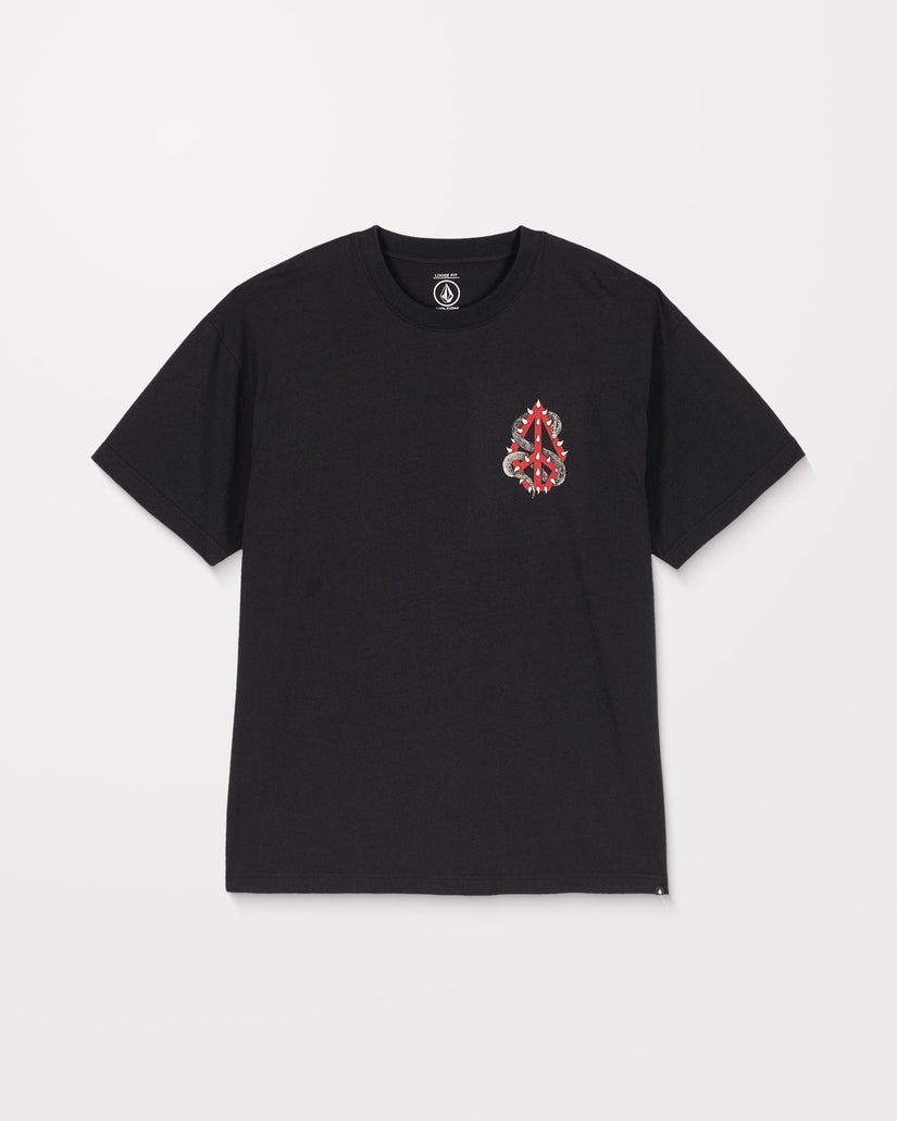 Camiseta Snake Peace - Black