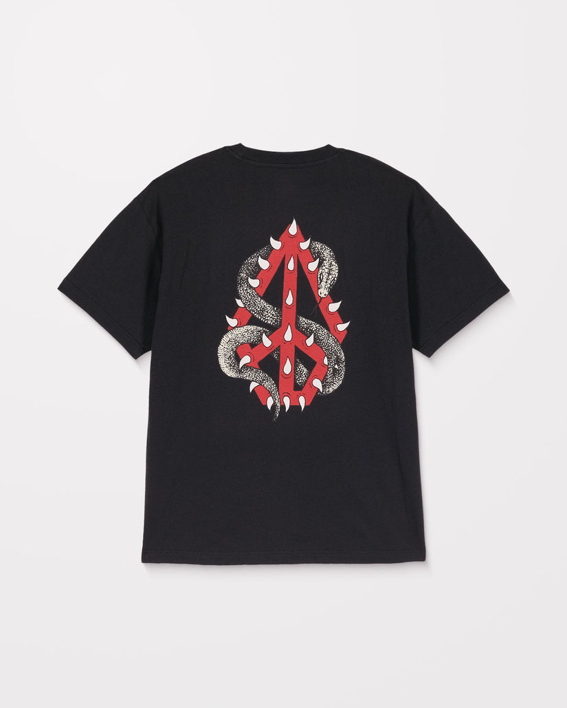 Camiseta Snake Peace - Black