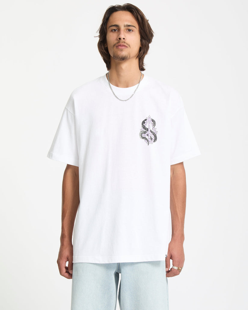 Camiseta Snake Peace - White