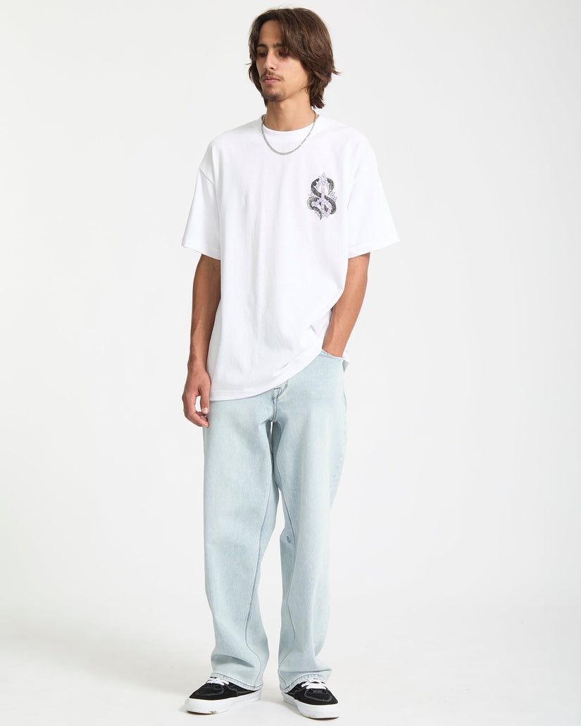 Camiseta Snake Peace - White