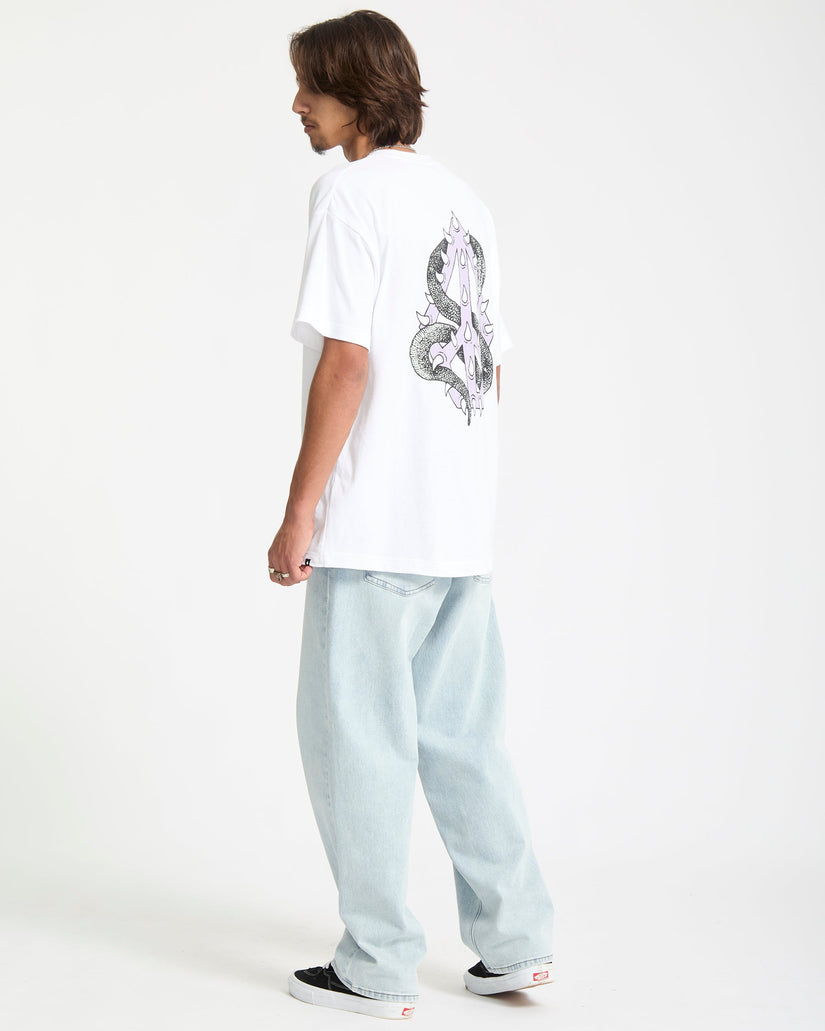 Camiseta Snake Peace - White