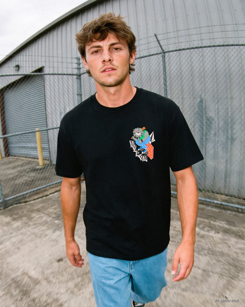 Camiseta Sk8 Break - Black