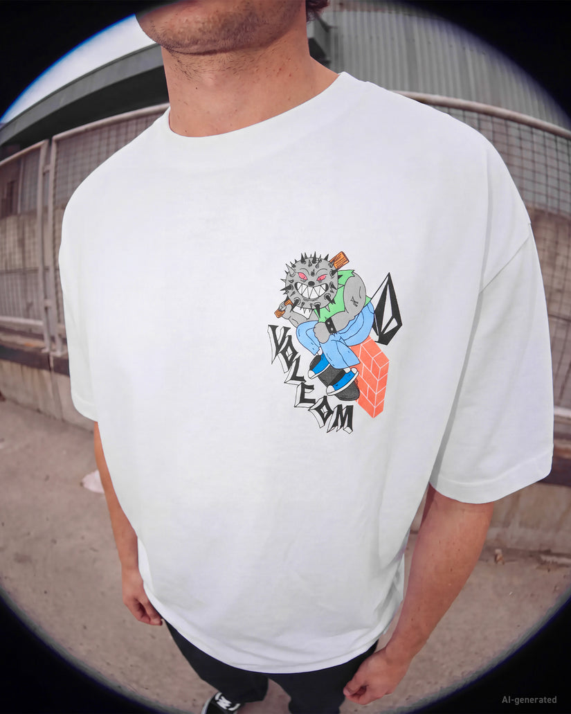 Camiseta Sk8 Break - White