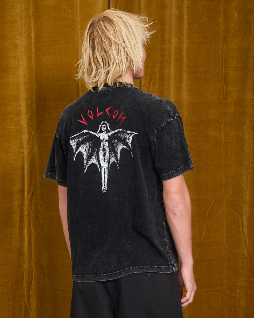 Camiseta Wrong Angel - Light Acid Black
