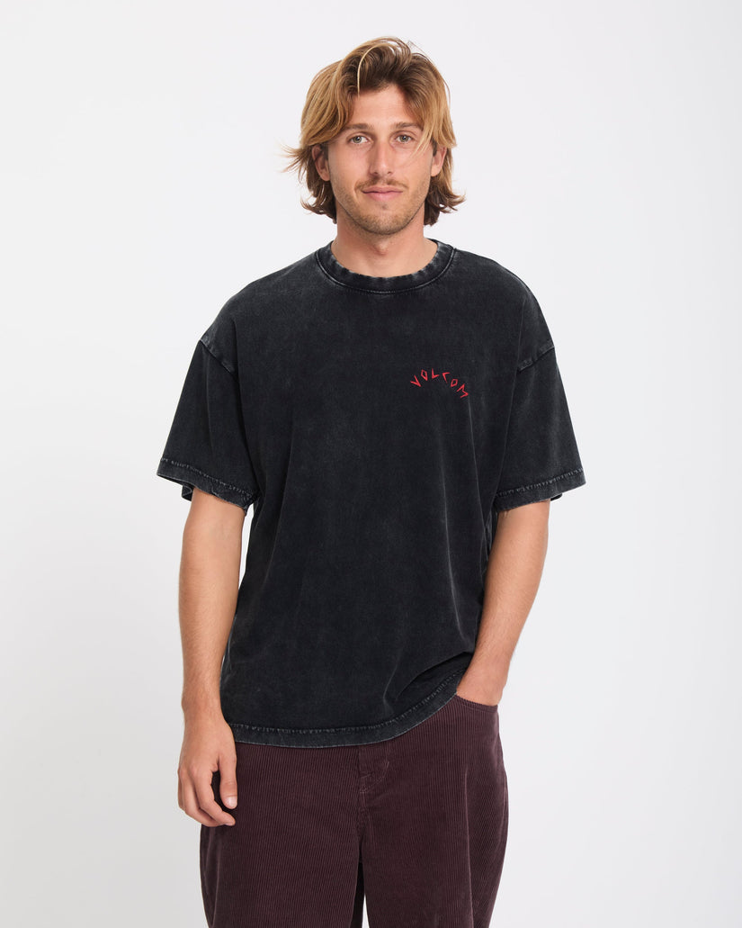 Camiseta Wrong Angel - Light Acid Black