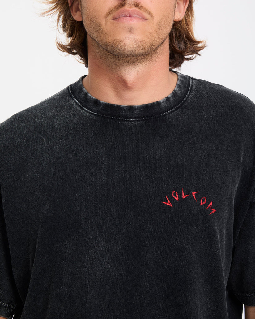 Camiseta Wrong Angel - Light Acid Black