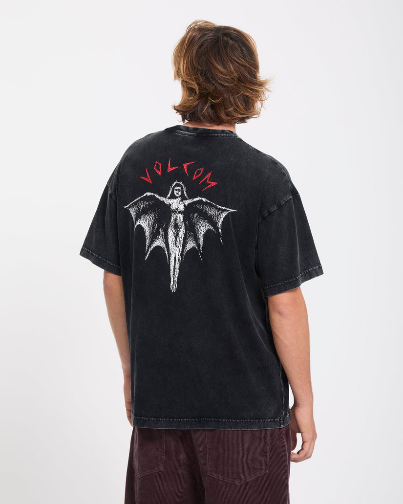 Camiseta Wrong Angel - Light Acid Black