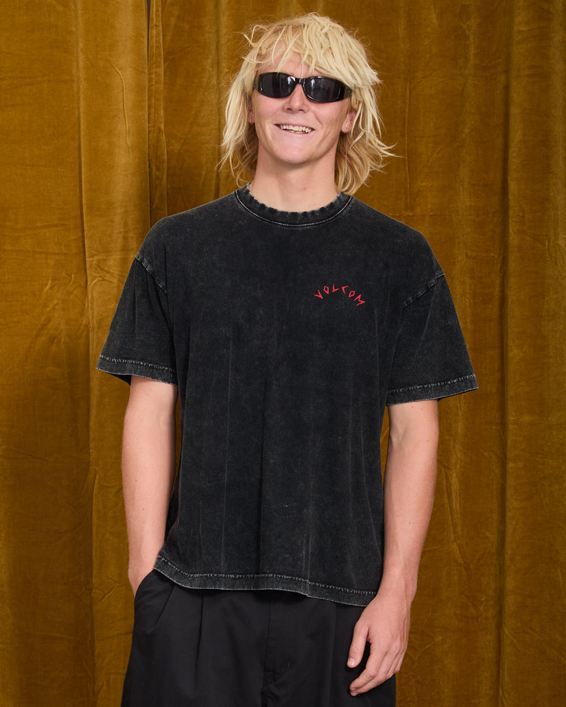 Camiseta Wrong Angel - Light Acid Black