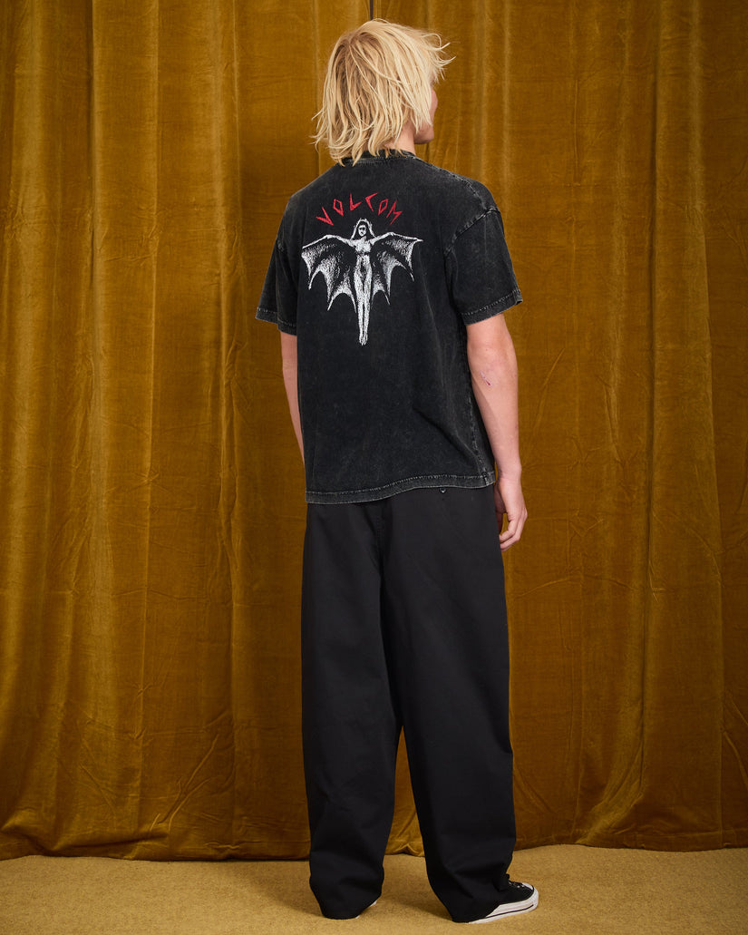 Camiseta Wrong Angel - Light Acid Black
