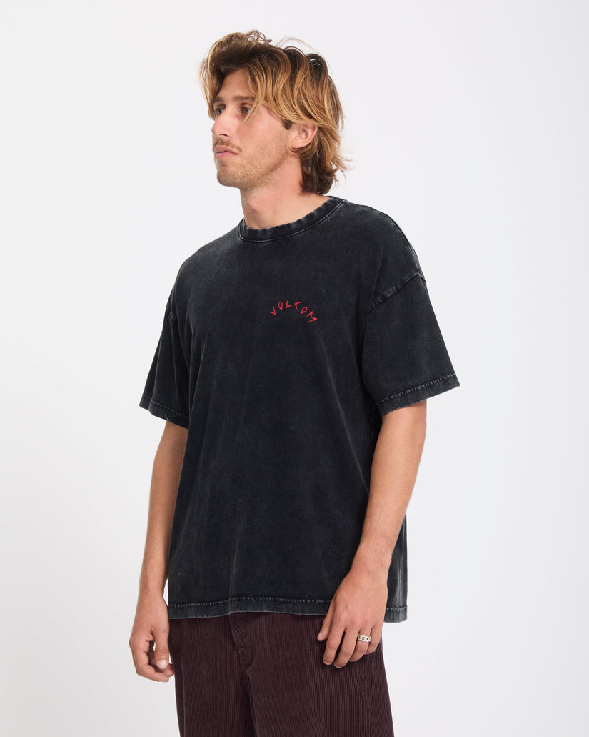 Camiseta Wrong Angel - Light Acid Black