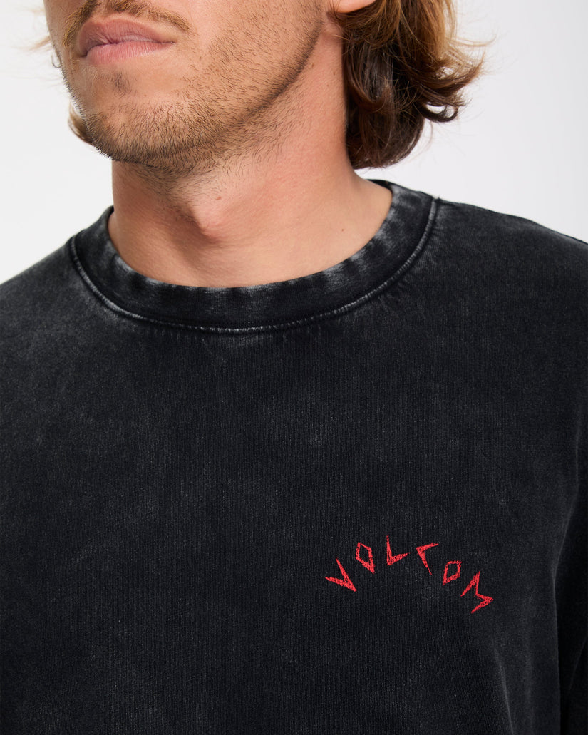 Camiseta Wrong Angel - Light Acid Black