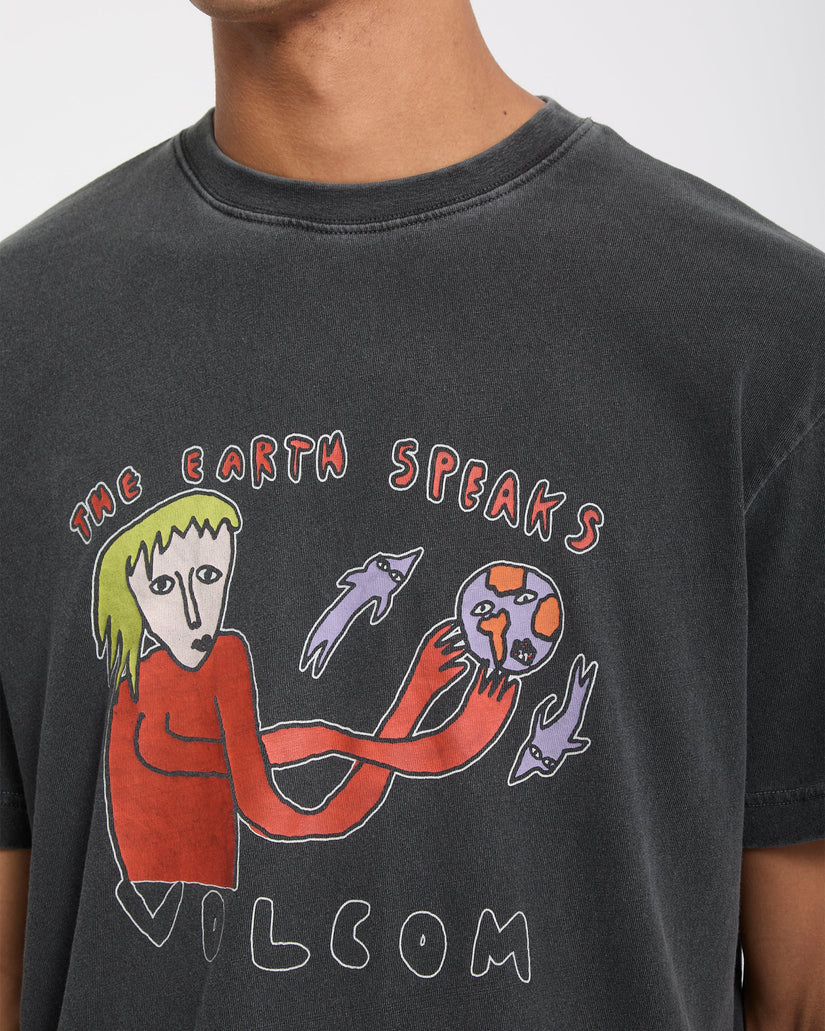 Camiseta Earth Speaks - Black