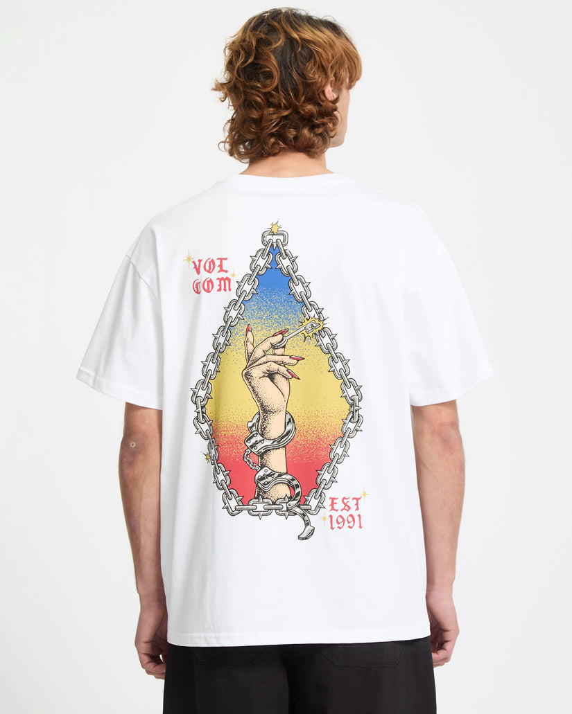 Camiseta Daniel Shepard Unlocked - White