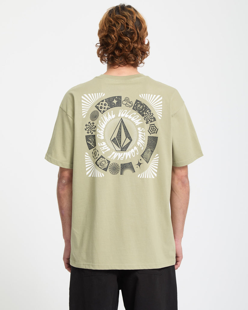 Camiseta Round Out - Green Tea