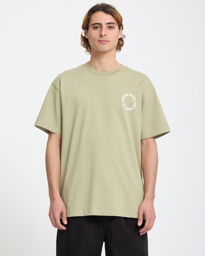 Camiseta Round Out - Green Tea