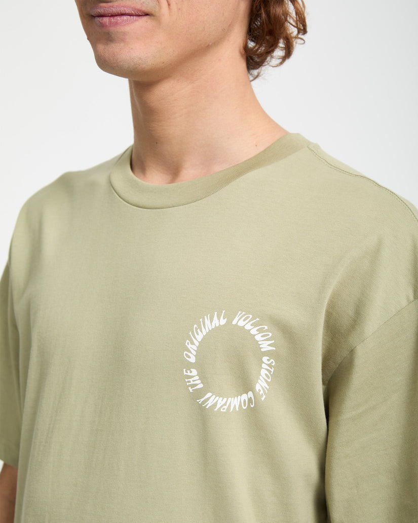 Camiseta Round Out - Green Tea