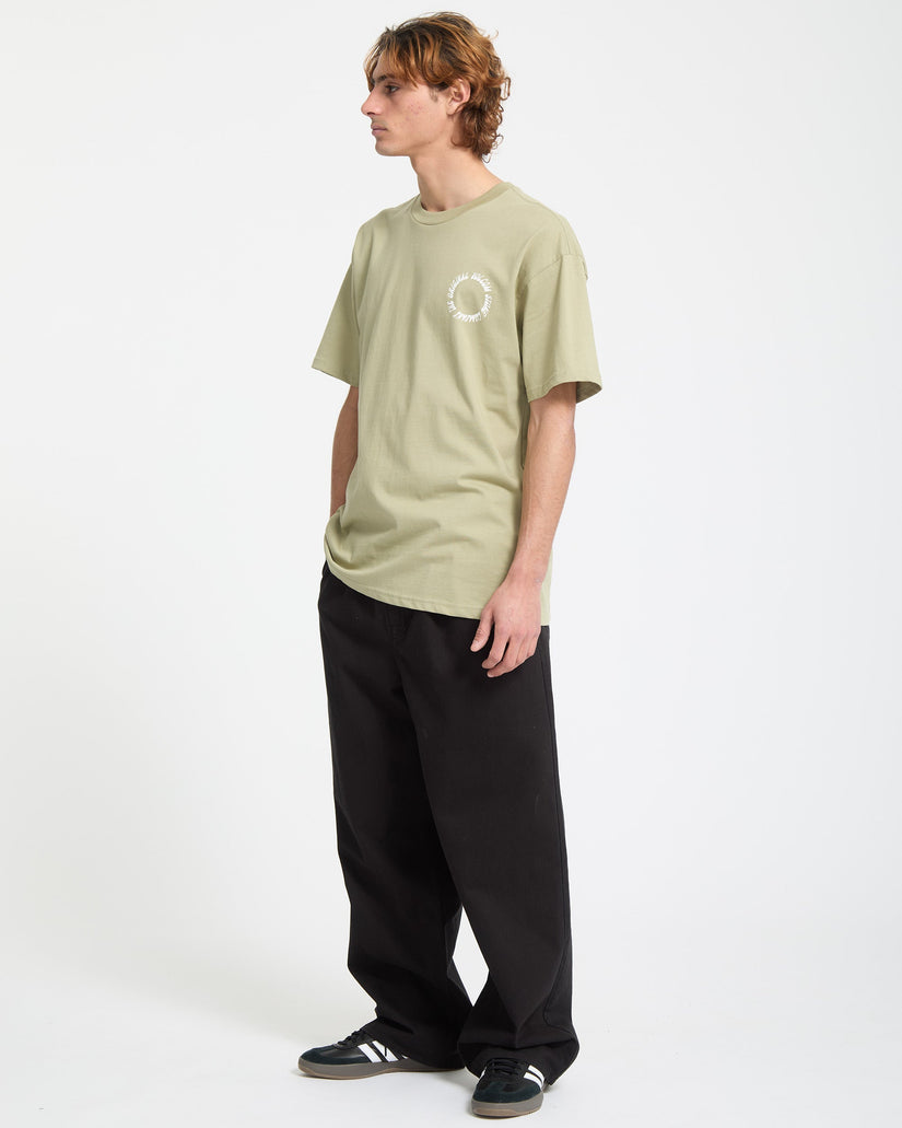 Camiseta Round Out - Green Tea