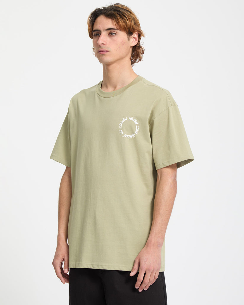 Camiseta Round Out - Green Tea