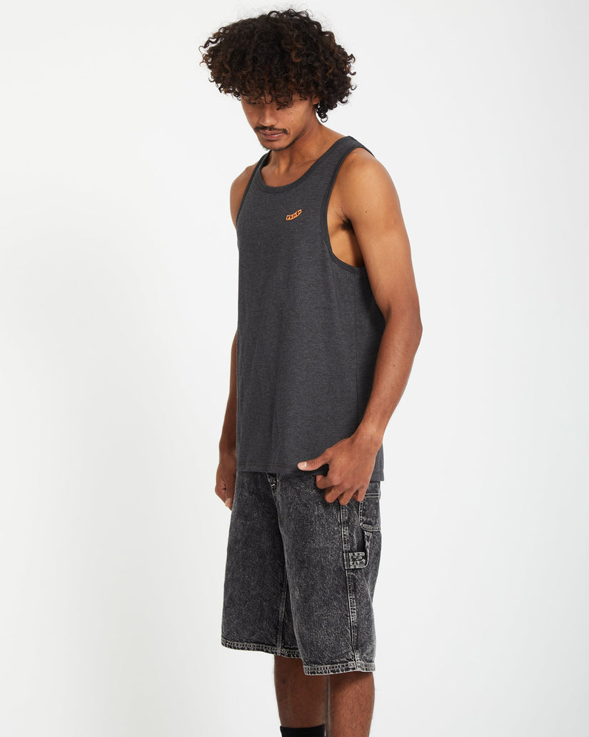 Camiseta sin mangas Pistol Stone - HEATHER BLACK