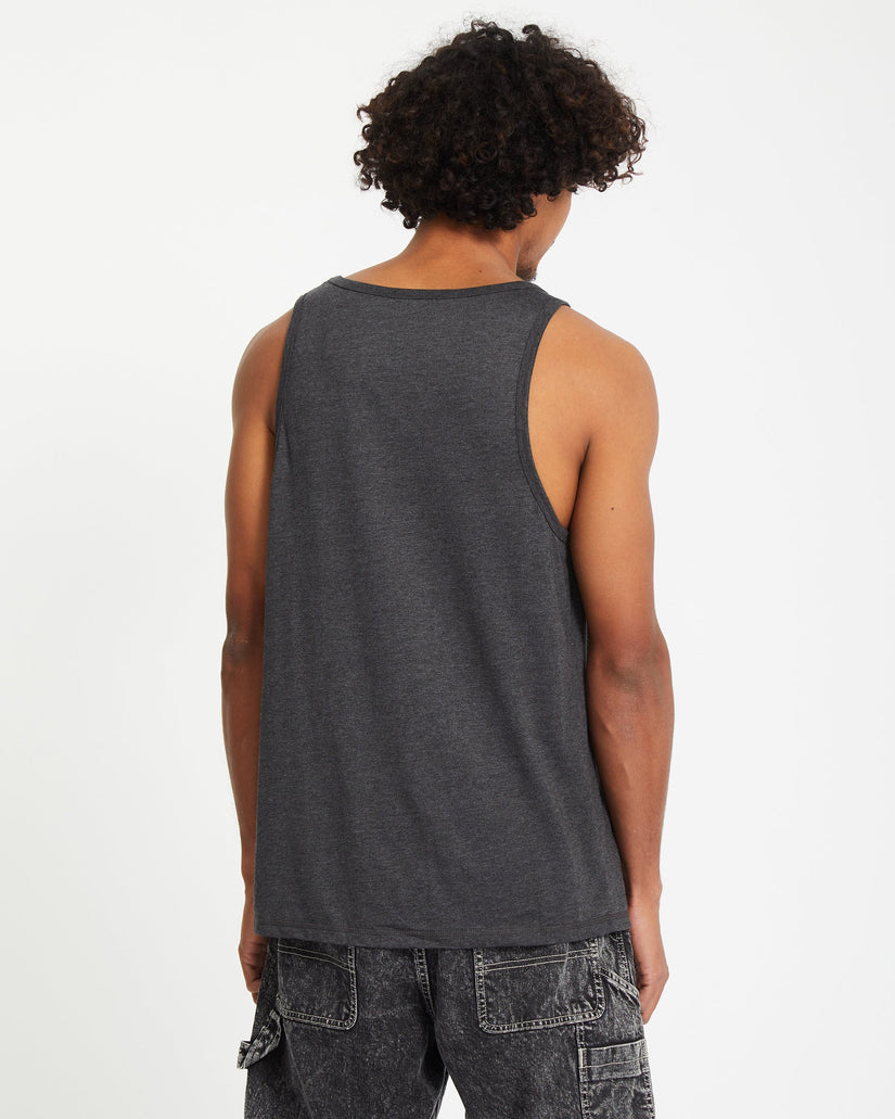 Camiseta sin mangas Pistol Stone - HEATHER BLACK