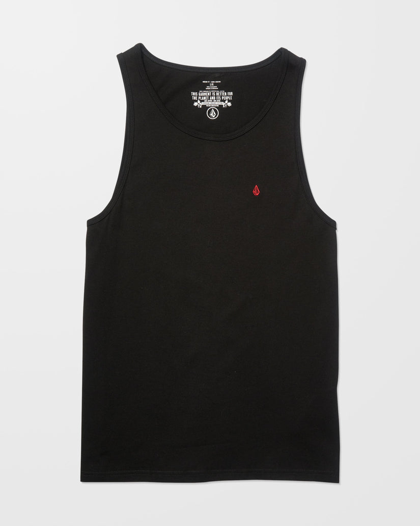 Camiseta sin mangas Stone Blanks - Black