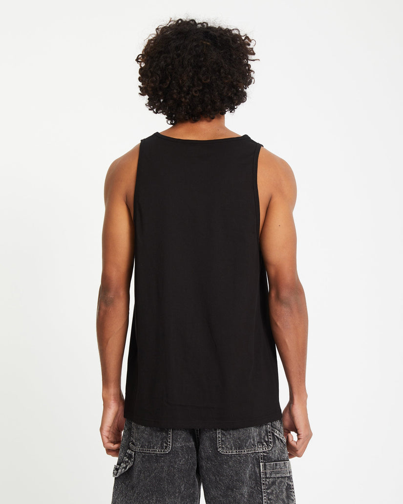 Camiseta sin mangas Stone Blanks - Black