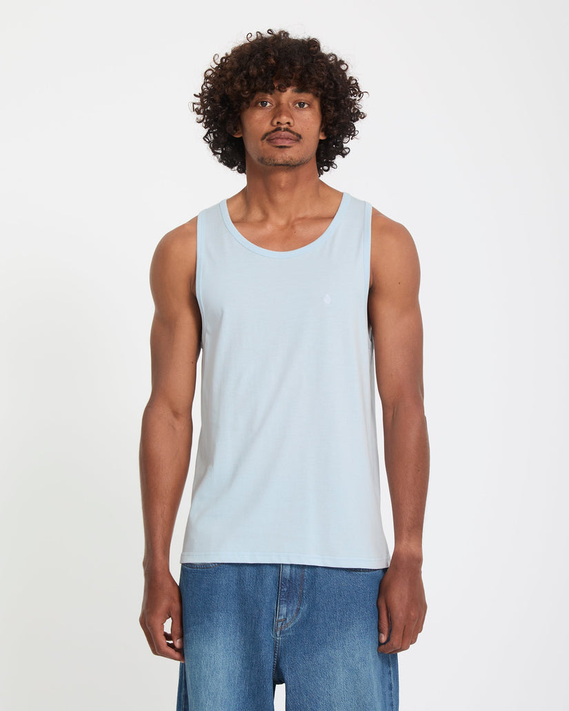 Camiseta sin mangas Stone Blanks - Light Blue Acid