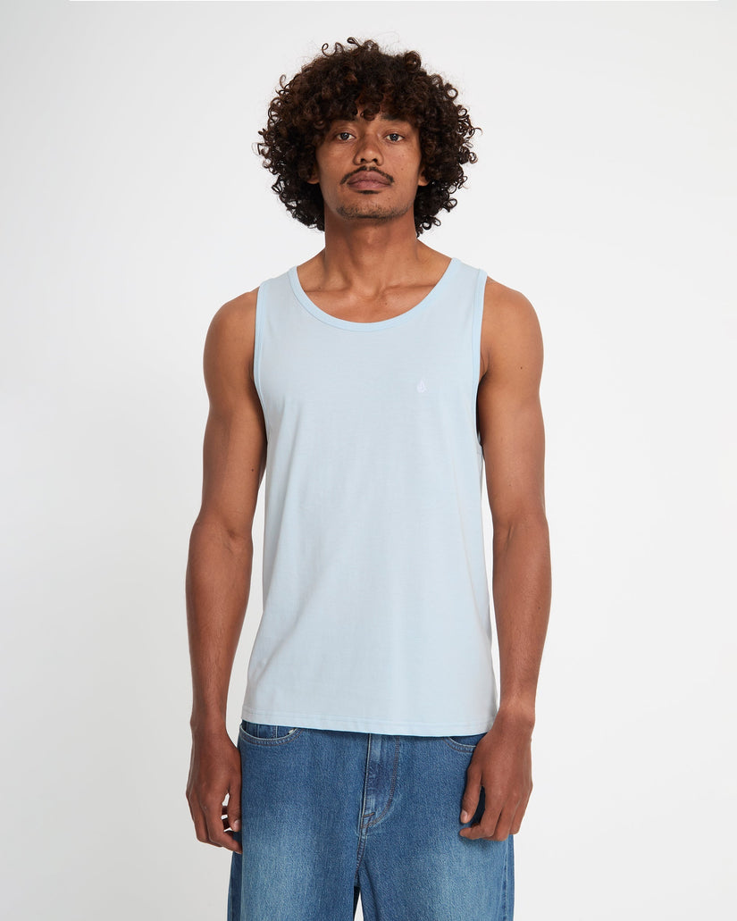 Camiseta sin mangas Stone Blanks - Light Blue Acid
