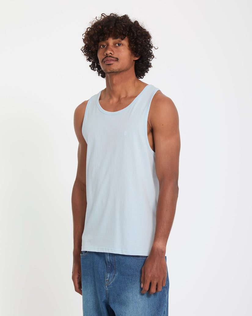 Camiseta sin mangas Stone Blanks - Light Blue Acid