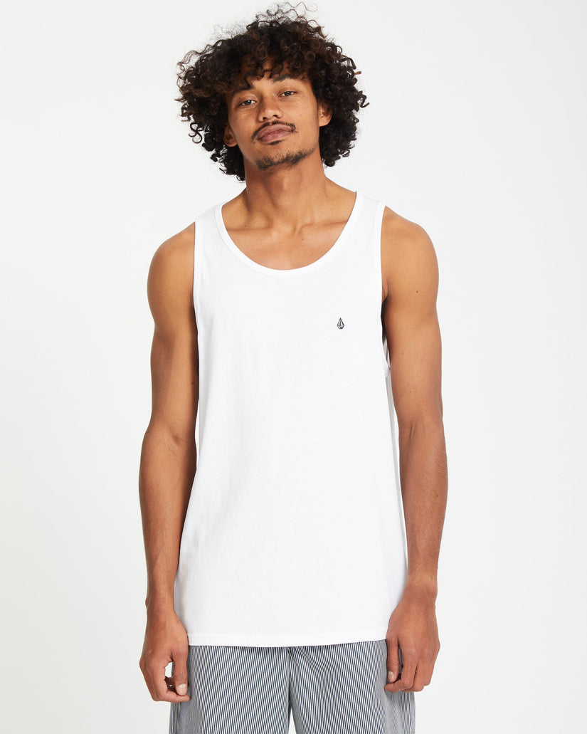 Camiseta sin mangas Stone Blanks - White