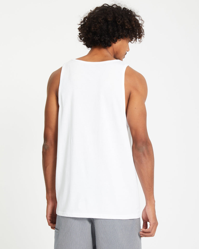 Camiseta sin mangas Stone Blanks - White