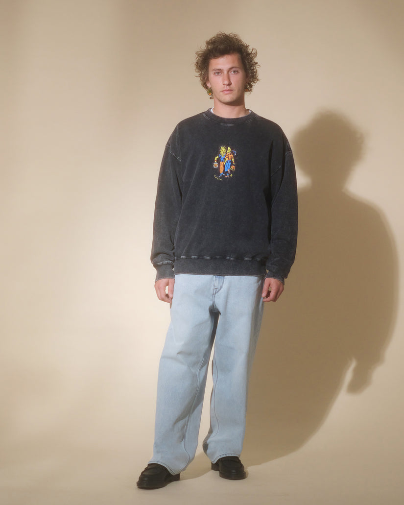 Sudadera Bob Mollema - LIGHT ACID BLACK
