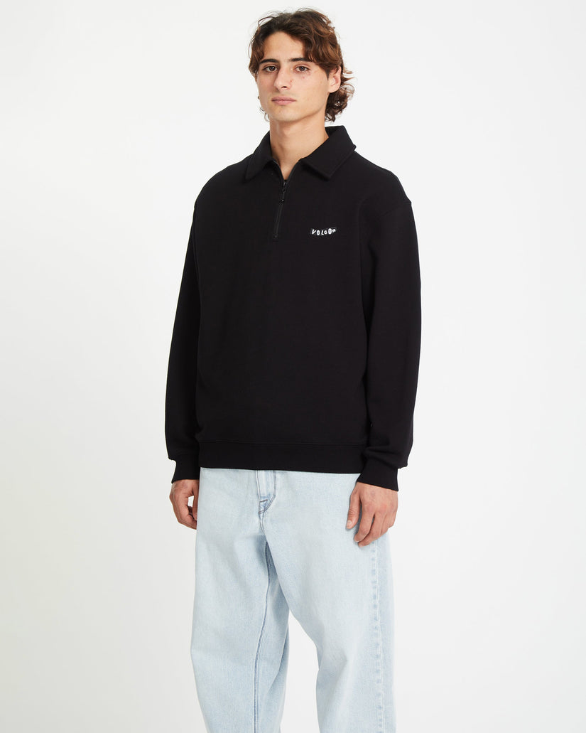 Sudadera Nevermine Terry - BLACK