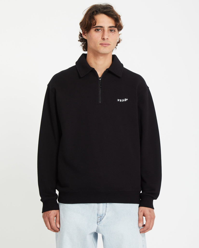 Sudadera Nevermine Terry - BLACK
