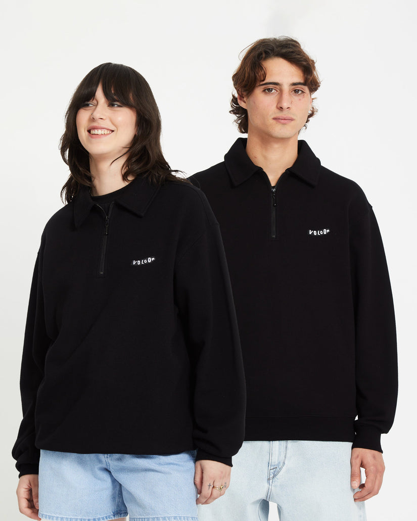 Sudadera Nevermine Terry - BLACK