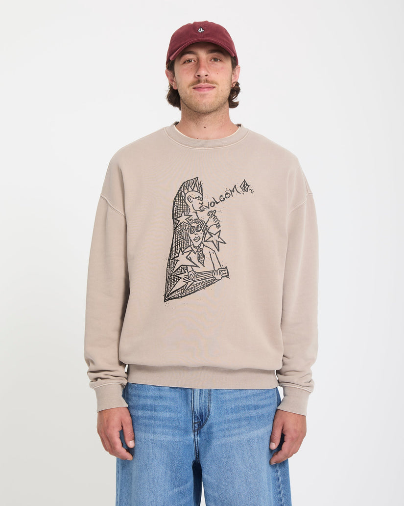 Sudadera Issam Auptel - Bark Brown