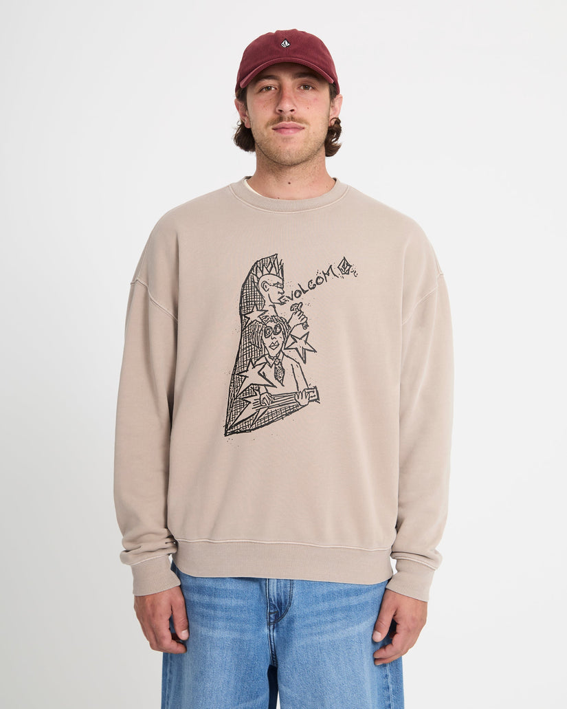 Sudadera Issam Auptel - Bark Brown