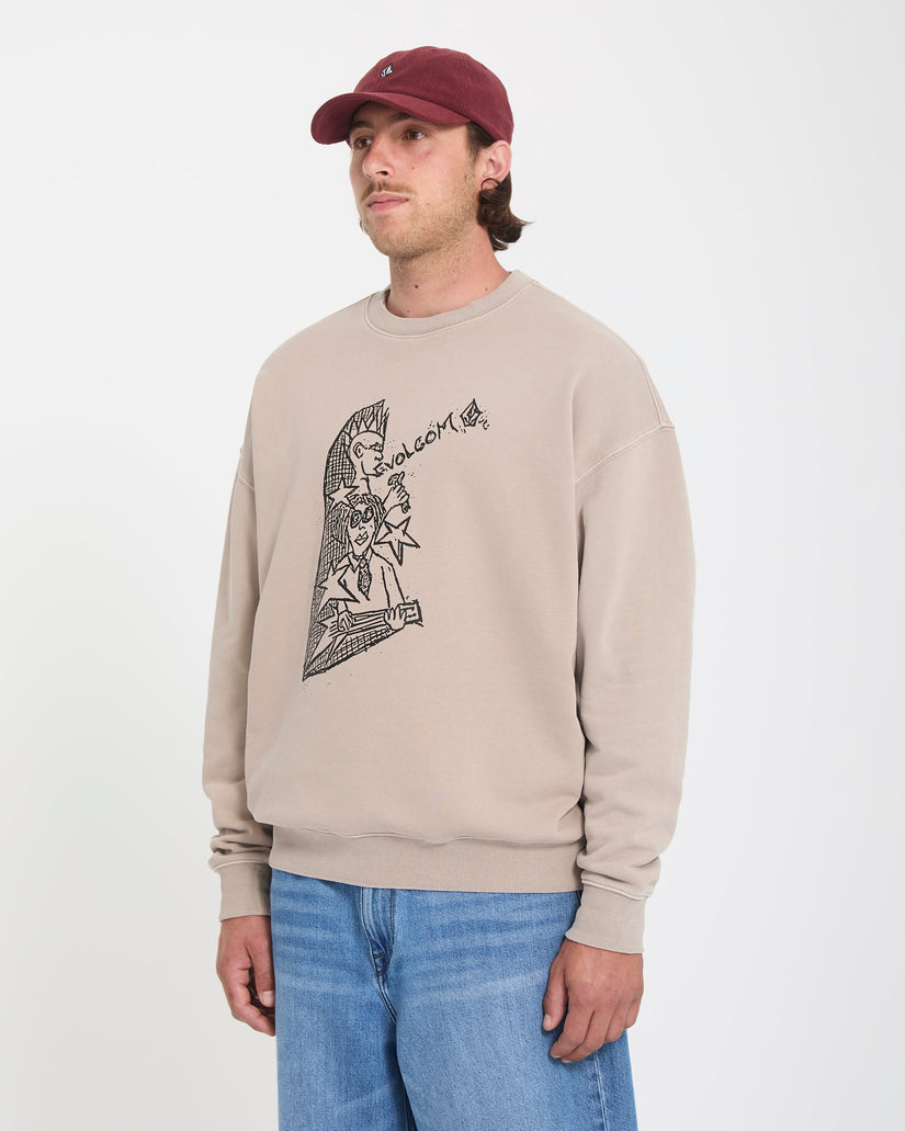 Sudadera Issam Auptel - Bark Brown