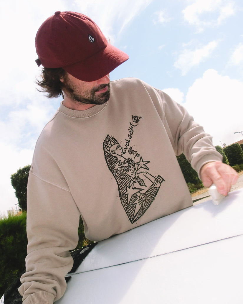 Sudadera Issam Auptel - Bark Brown