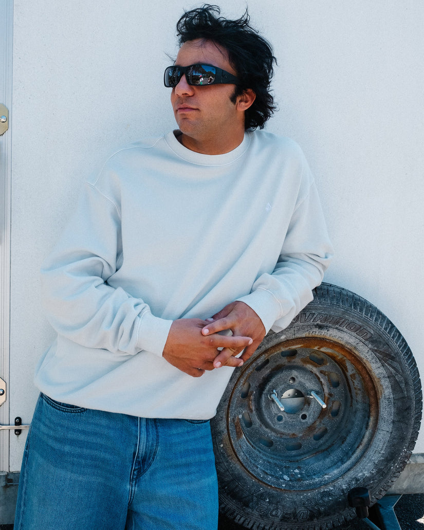 Sudadera Single Stone - Light Blue Acid