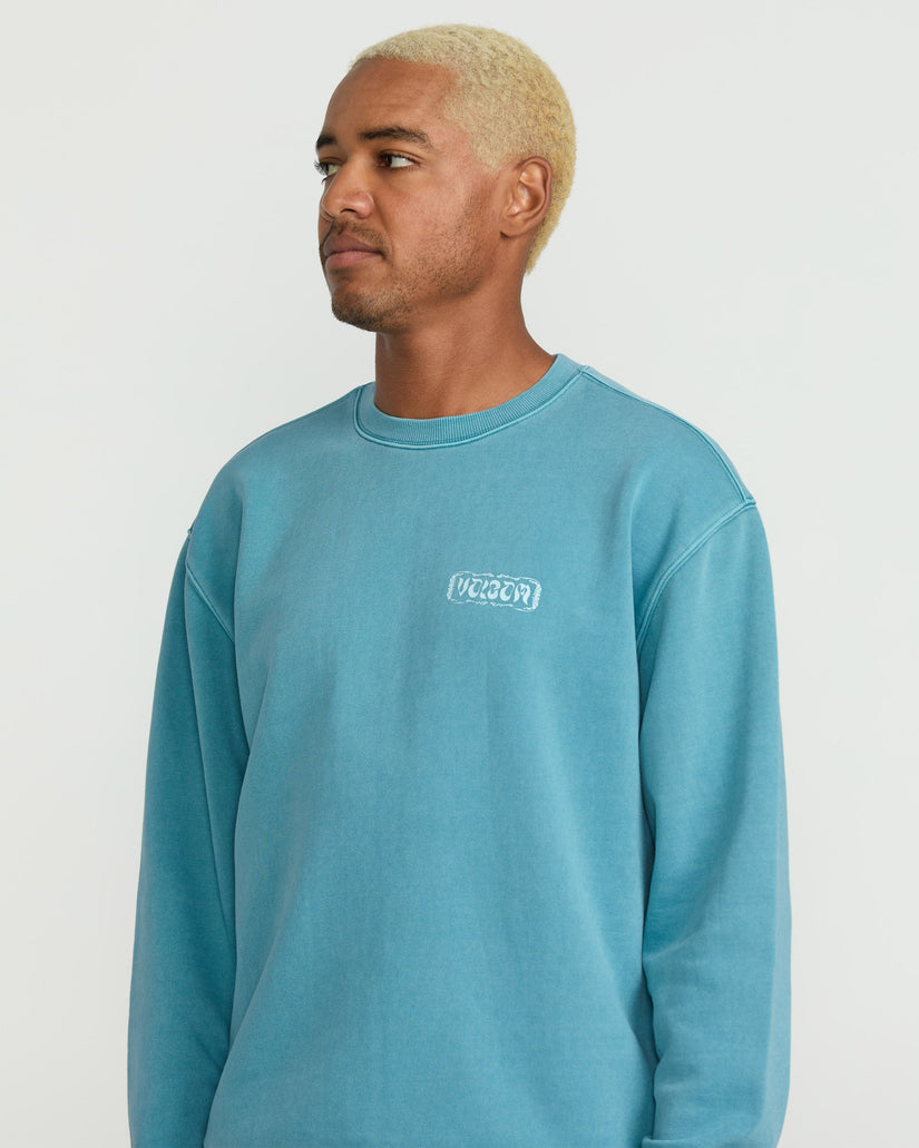 Sudadera Terry Stoned - Used Blue